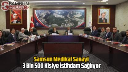 Samsun Medikal Sanayi 3 Bin 500 Kişiye İstihdam Sağlıyor