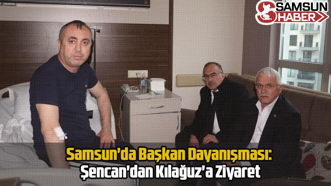 Samsun&#039;da Başkan Dayanışması: Şencan&#039;dan Kılağuz&#039;a Ziyaret