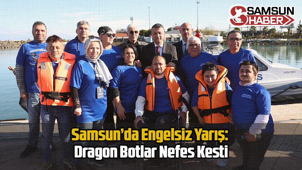 Samsun’da Engelsiz Yarış: Dragon Botlar Nefes Kesti