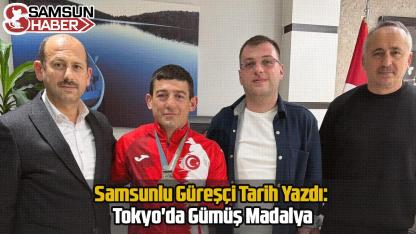 Samsunlu Güreşçi Tarih Yazdı: Tokyo'da Gümüş Madalya