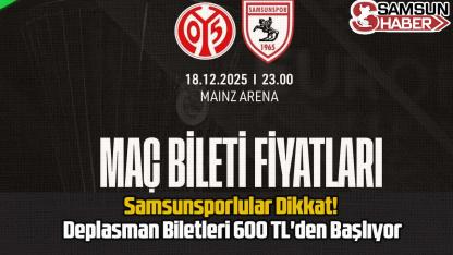Samsunsporlular Dikkat! Deplasman Biletleri 600 TL'den Başlıyor