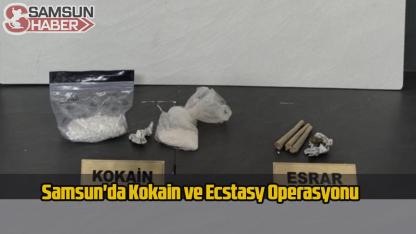 Samsun'da Kokain ve Ecstasy Operasyonu