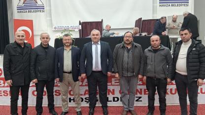 Havza Bakkal Bayii Ve Manavlar Esnaf Odasında Yılmaz Yeniden Başkan Seçildi