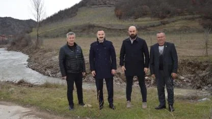 Havza Kaymakamı Akarsu Yatağı Temizleme Ve Islah Çalışmalarını İnceledi