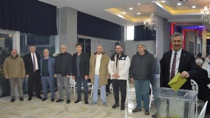 Havza Madeni İşler Esnaf Odasında Şahin Yeniden Başkan Seçildi
