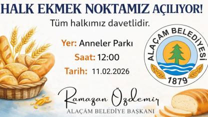 Sofralara Belediye Desteği: Alaçam Halk Ekmek Noktası Açılıyor