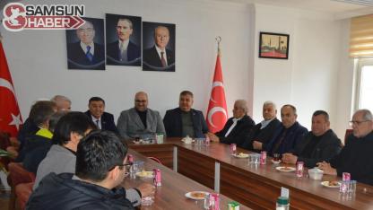 MHP Havza İlçe Başkanlığında Bayramlaşma