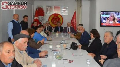 CHP Havza İlçe Başkanlığında Bayram Kutlaması Düzenlendi