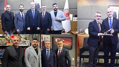 ASFED Heyetinden Soylu Ve Kırcalı'ya Ziyaret